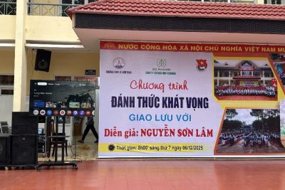 CHƯƠNG TRÌNH “ĐÁNH THỨC KHÁT VỌNG” GIAO LƯU CÙNG DIỄN GIẢ NGUYỄN SƠN LÂM