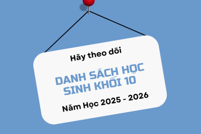 DANH SÁCH HỌC SINH LỚP 10 NĂM HỌC 2025-2026